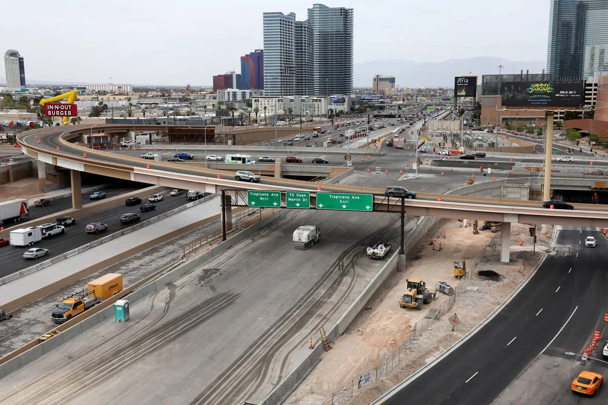 Las Vegas I-15 Tropicana Interchange Project Nears Key Milestones