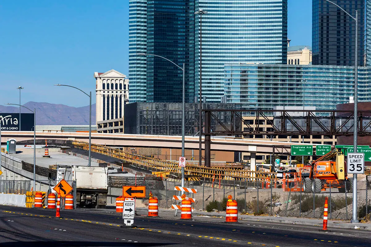 I-15 Tropicana Flyover Ramp Closed For A Week