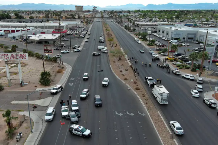 High-Speed Chase and Carjackings Follow Casino Killing in North Las Vegas
