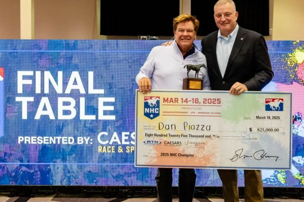 Dan Piazza Wins 2025 Horseplayer of the Year at NTRA Championship