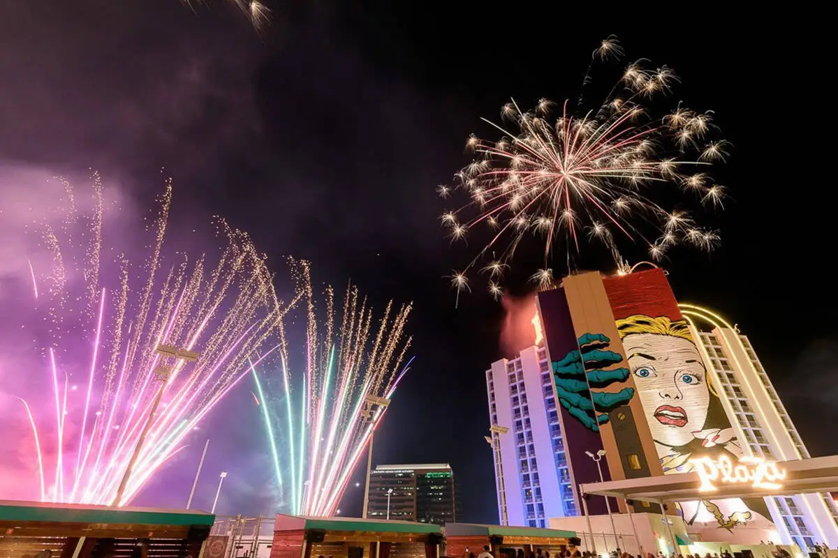 Las Vegas Plaza Hotel Launches Weekly Summer Fireworks Show