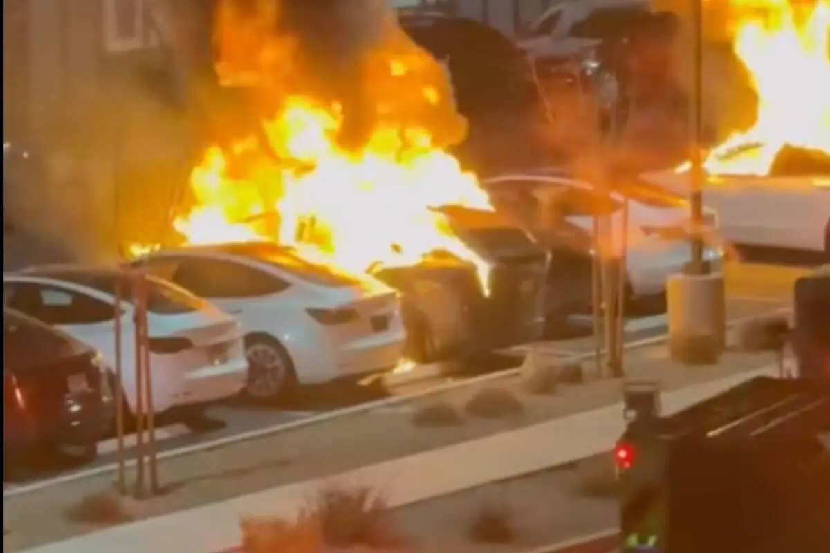 Las Vegas Man Arrested for Alleged Tesla Arson and Shooting Spree