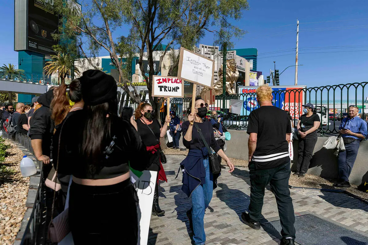 Vegas Joins In Nationwide Hands Off Protests