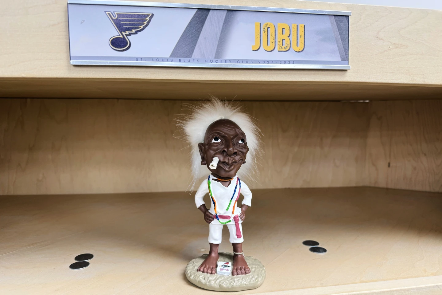 Jobu Dolls Magic Leads St. Louis Blues to Playoffs