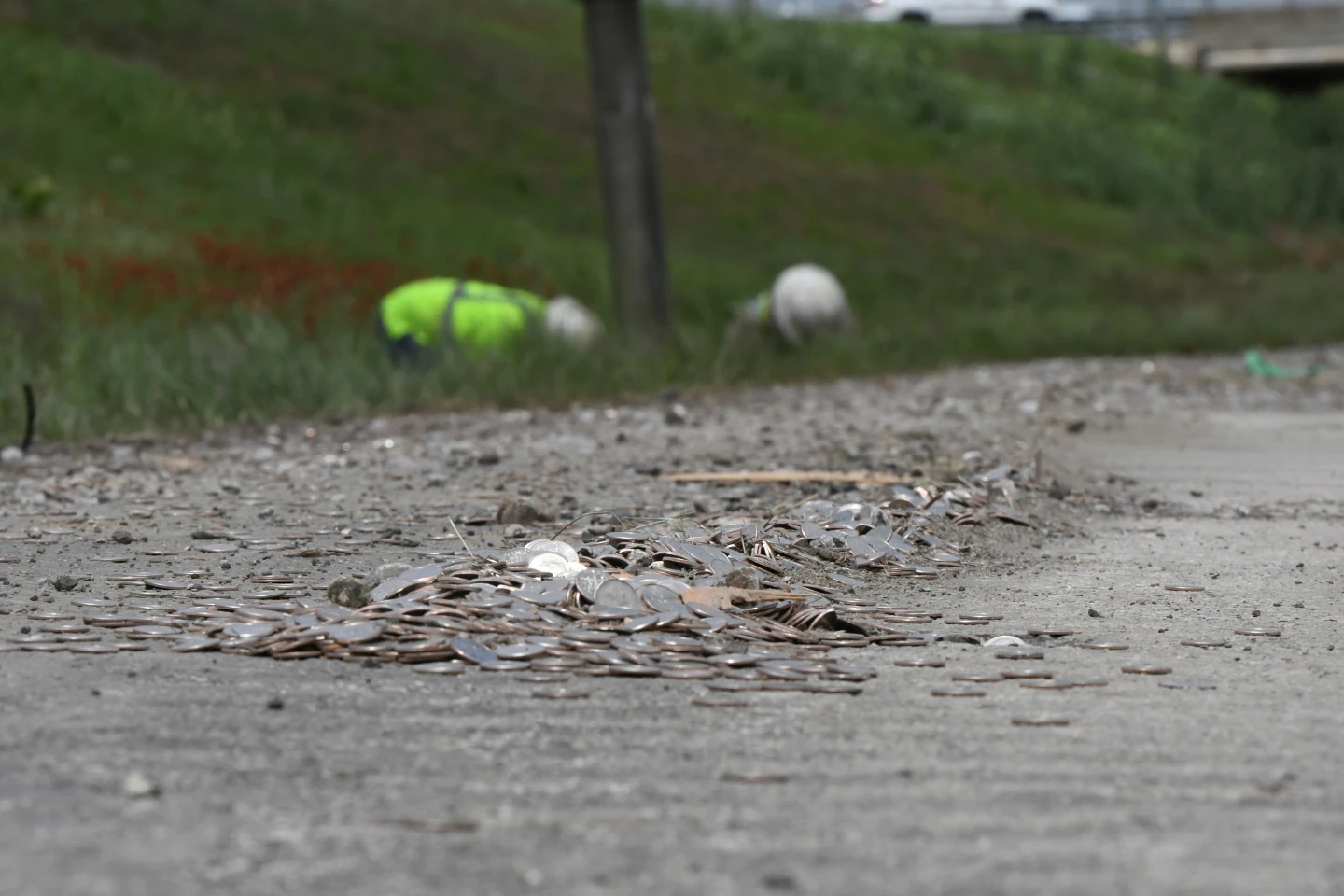 Tractor-Trailer Overturns in Texas Spilling $800,000 in Dimes on Highway