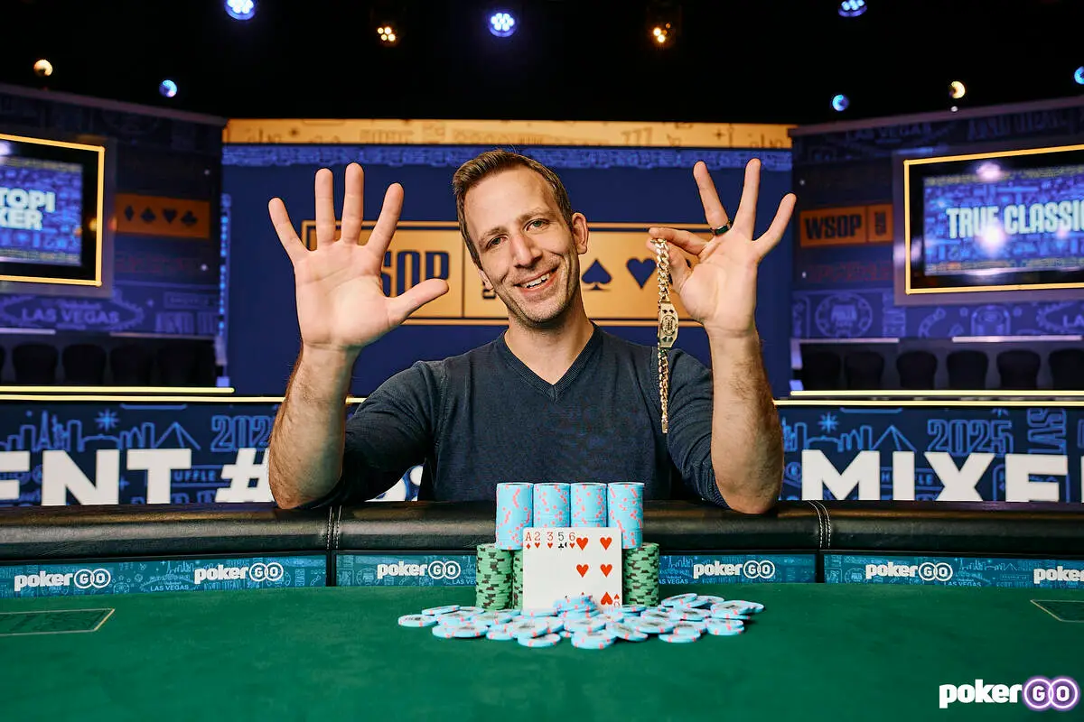 Benny Glaser Triumphs with Third WSOP Win and Eighth Career Bracelet