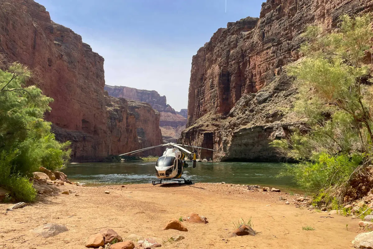 Grand Canyon Sees 13  Helicopter Rescues Last Week Amidst Rising Heat Warnings