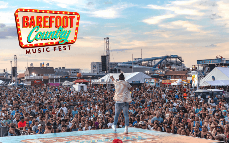 Barefoot Country Music Fest Resumes After Weather Delay in Wildwood