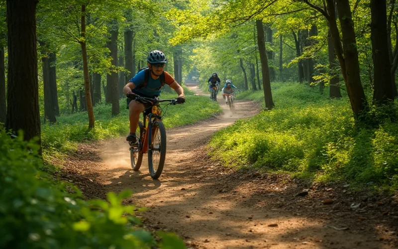 New Mountain Bike Trail Opens in Gahanna’s Academy Park