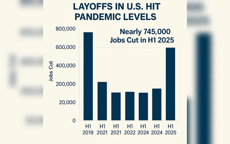 📉 Layoffs in U.S. Hit Pandemic Levels: Nearly 745,000 Jobs Cut in H1 2025