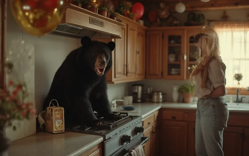 Black Bear Drops In: A Wild Kitchen Encounter in Florida