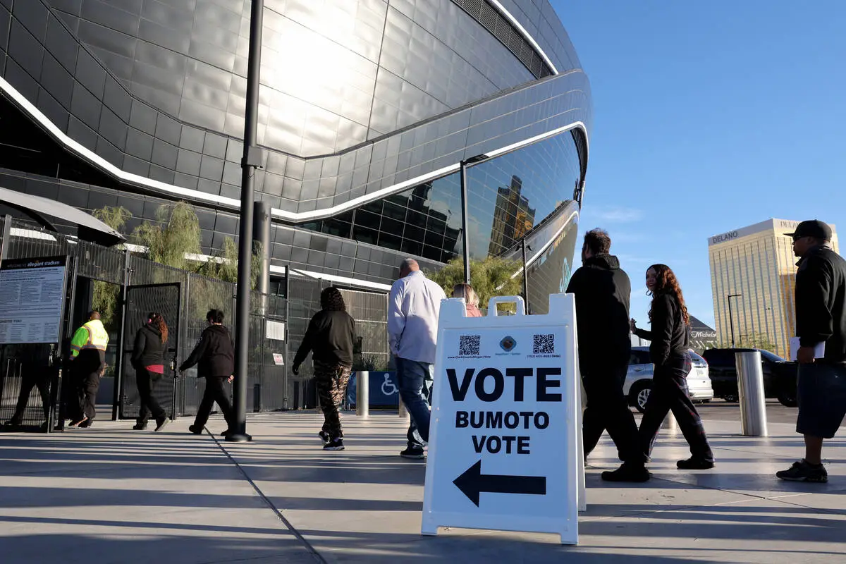 Allegiant Stadium Drives Record Young and First Time Voter Turnout in Nevada Election