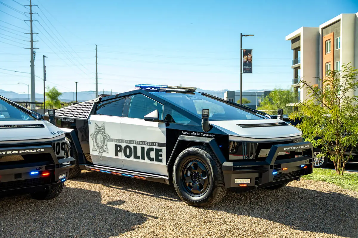 Las Vegas Police Launch Largest Tesla Cybertruck Fleet in US for Patrol and Tactical Response