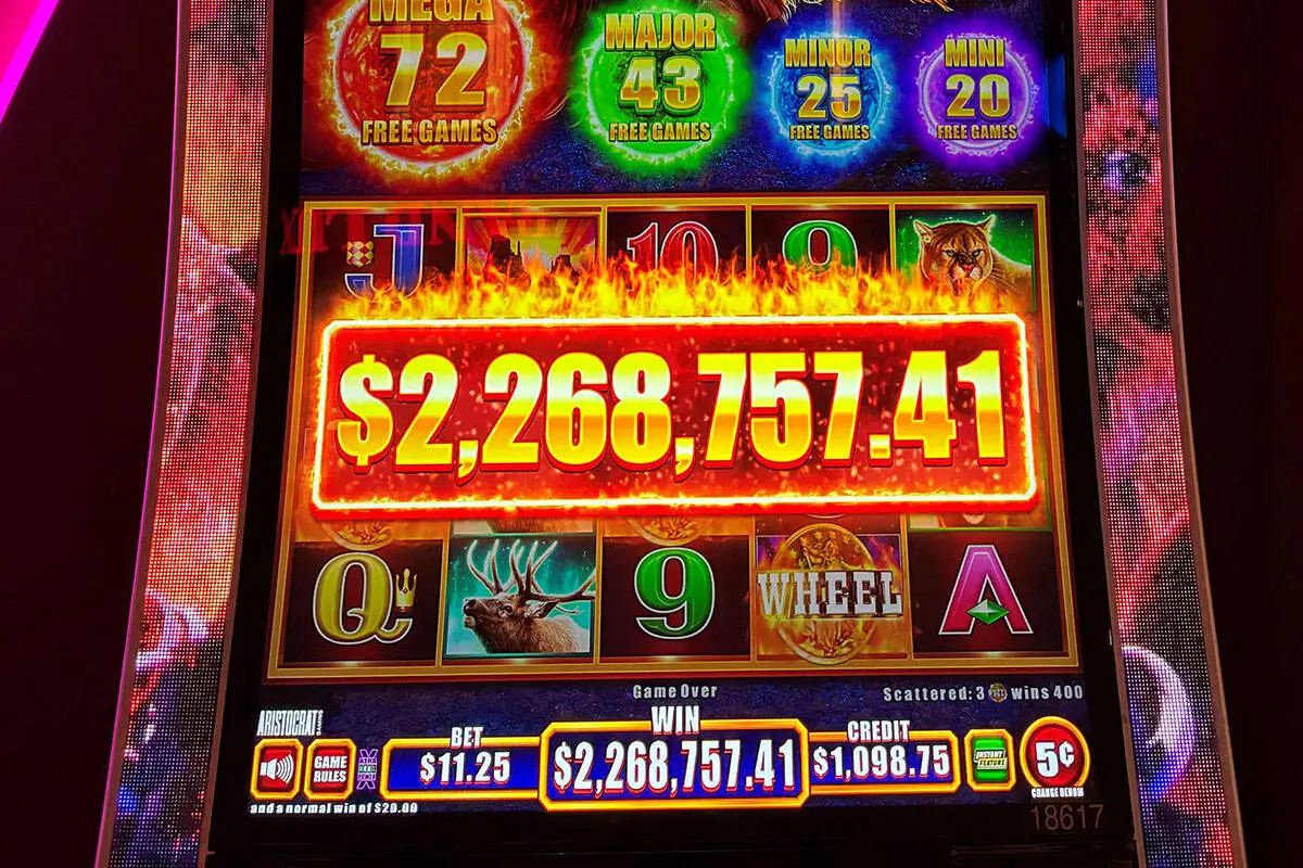 Venetian Slots Player Wins Over Two Million Dollar Jackpot on Buffalo Power Pay