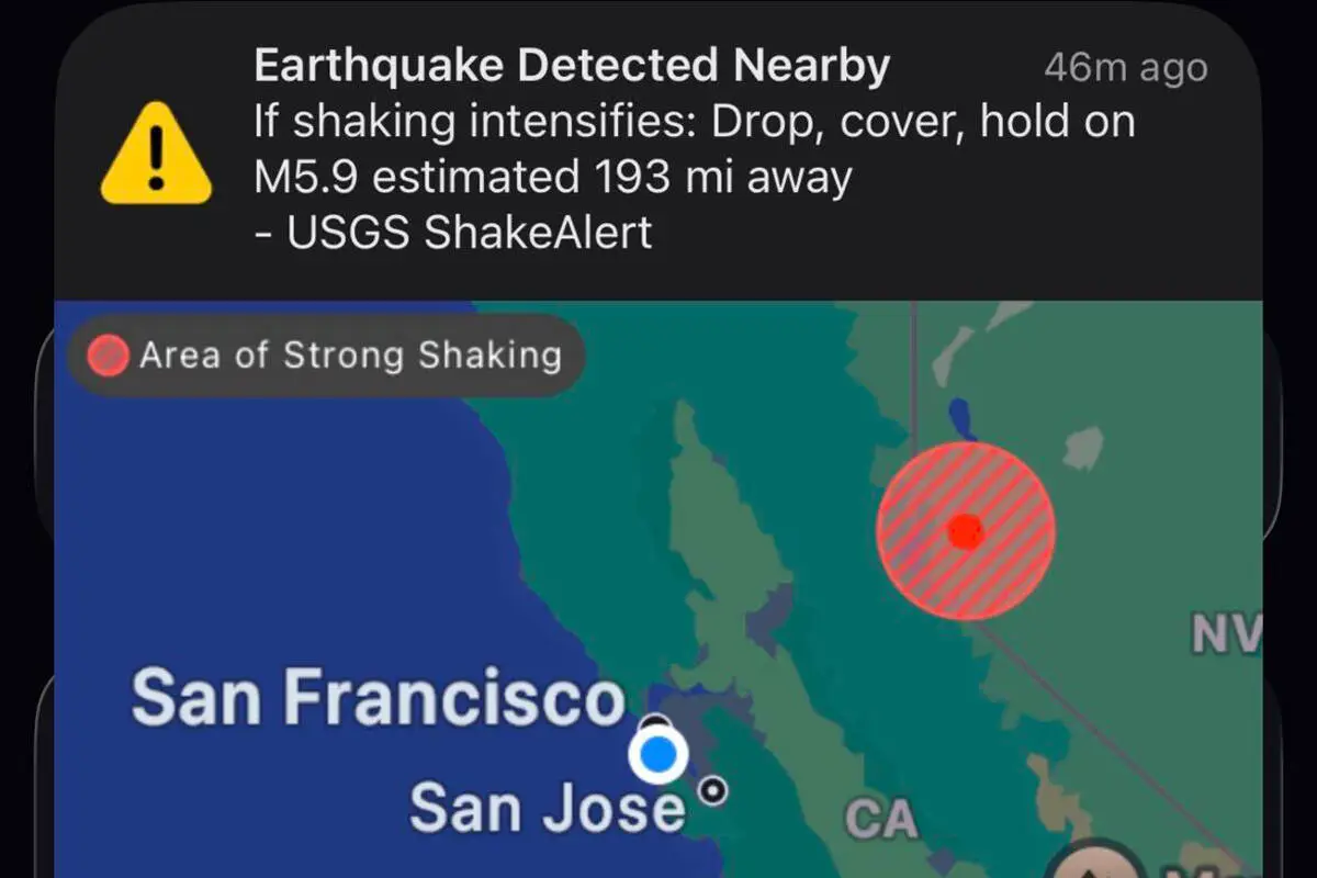 Shake Alert Issues False Earthquake Alarm in California/Nevada Prompting USGS Investigation